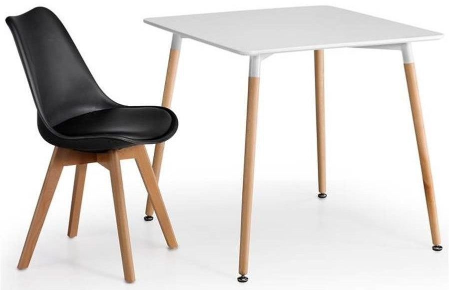 Silla de recepción Tallin negra ofitipo 3