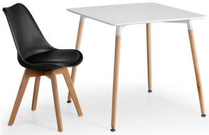 Silla de recepción Tallin negra ofitipo 3