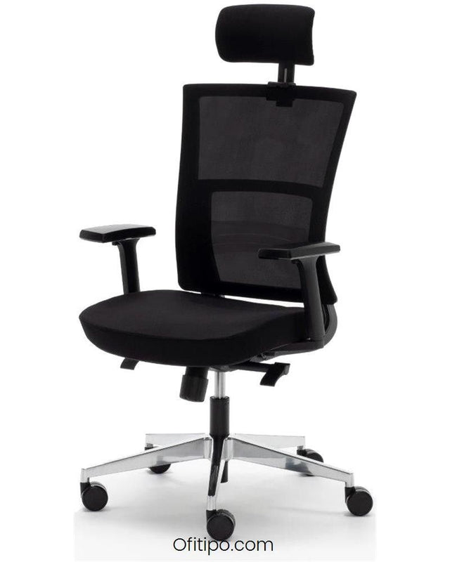 Silla de trabajo Atlanta negra ofitipo 1