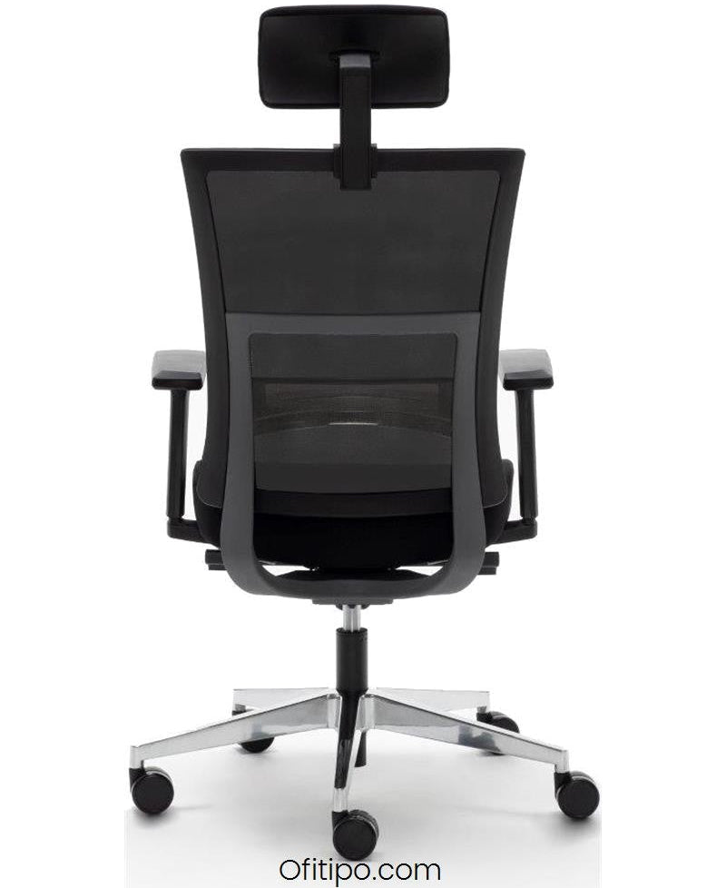 Silla de trabajo Atlanta negra ofitipo 3