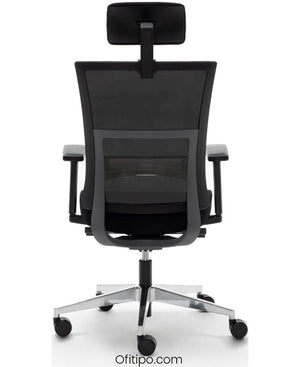 Silla de trabajo Atlanta negra ofitipo 3