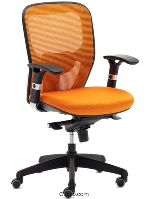 Silla de trabajo Boston naranja ofitipo 3