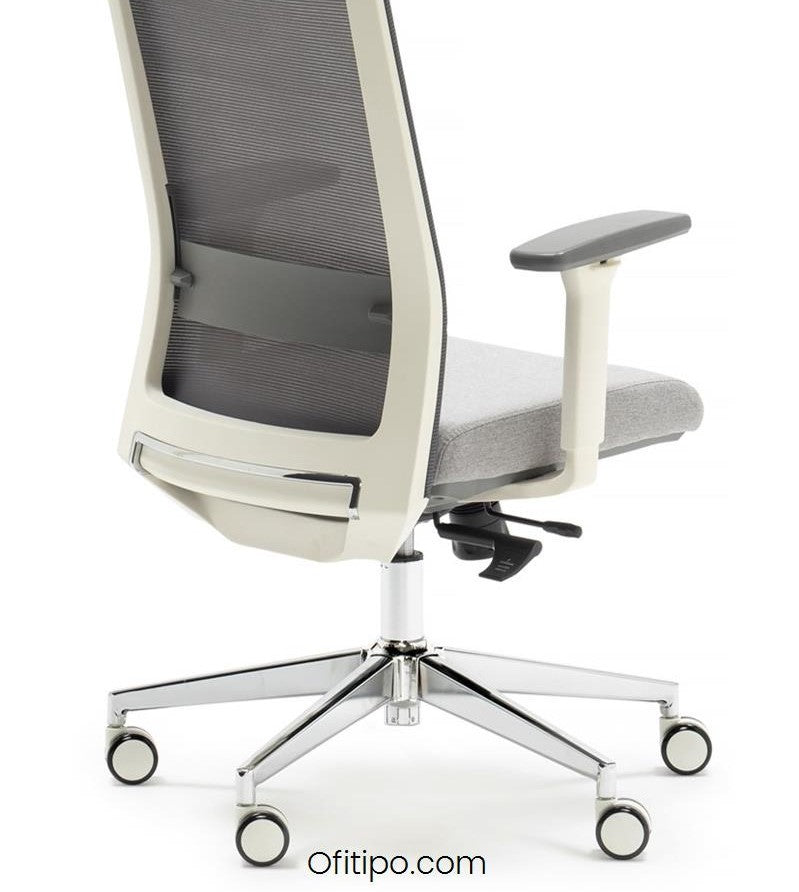 Silla de trabajo Niza blanca alta ofitipo 2