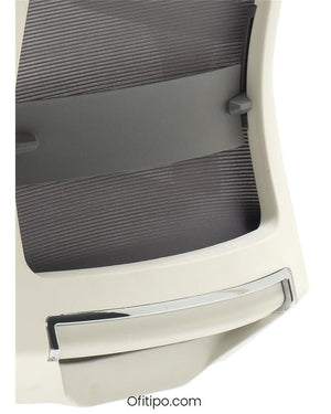 Silla de trabajo Niza blanca ofitipo 6