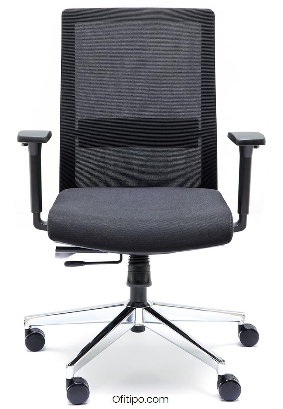 Silla de trabajo Niza negra ofitipo 3