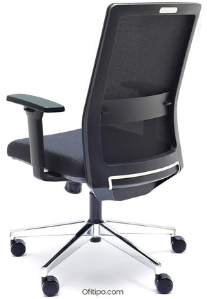 Silla de trabajo Niza negra ofitipo 4