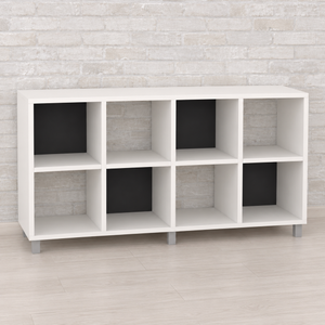 Estantería Dasat 8 celdas horizontal en ambiente de oficina