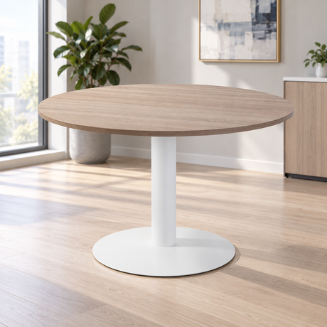 Mesa de reunión Terbe en ambiente de oficina