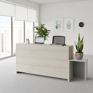Mostrador de recepción Nurtus en ambiente de oficina