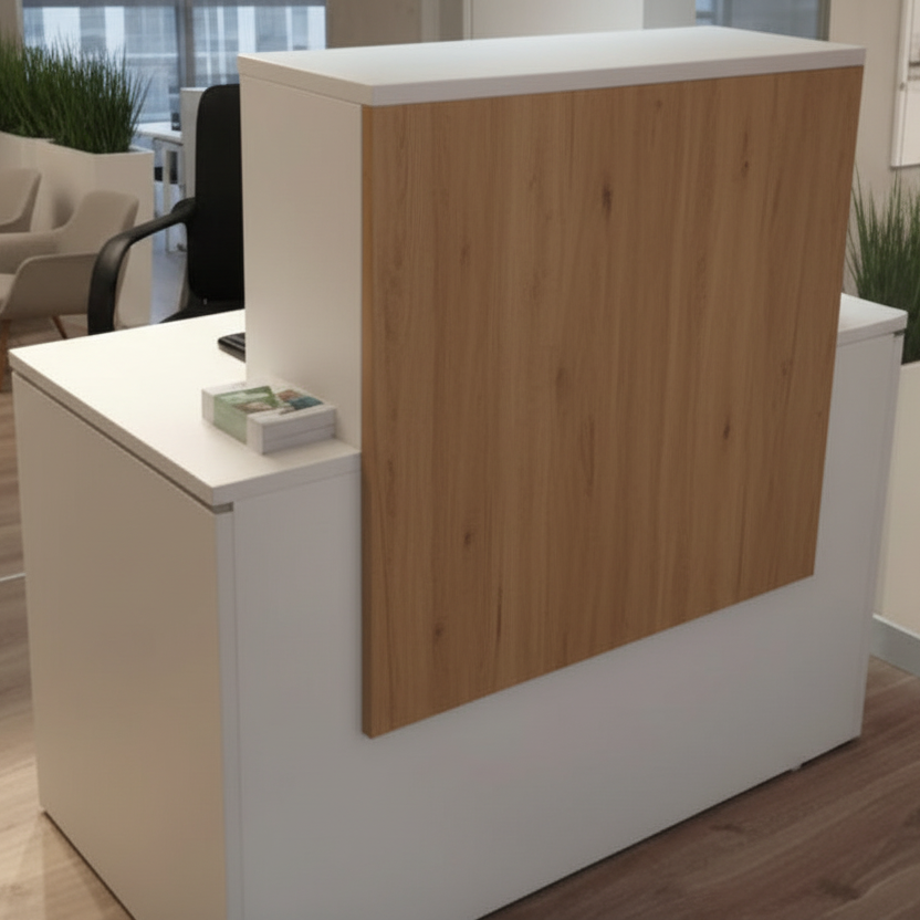 mostrador recepción Nepar haya natural