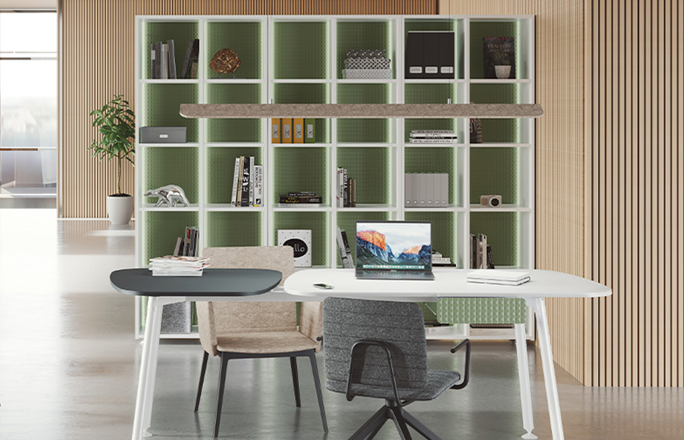 Ideas y muebles funcionales para decorar oficinas o despachos pequeño